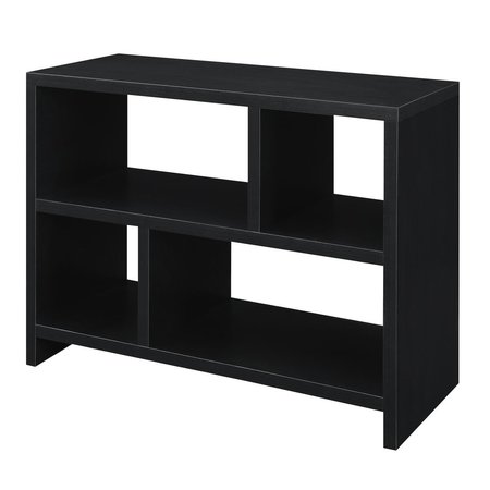 CONVENIENCE CONCEPTS Northfield Console 3 Tier Bookcase, Black HI2540462